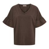 Marta Du Chateau - T-Shirt - Corallo - Sabela Tee