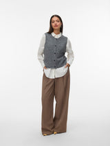 Vero Moda - Pullover - Dark grey melange - Novah