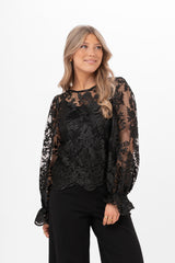 amandine blouse black