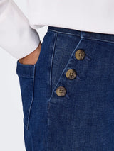 ONLMADISON HW BUTTON WIDE DNM GEN533