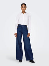 ONLMADISON HW BUTTON WIDE DNM GEN533