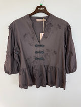 Marta Du Chateau - Blouse - Beige - Safiya