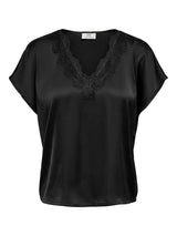 Jacqueline De Yong - Top - Chocolate Plum - V Neck