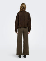 Jacqueline De Yong - Shirt - Coffee bean - Julle