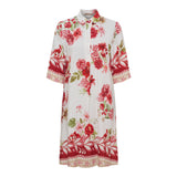 Marta Du Chateau - Dress - Red Flower - Florielle