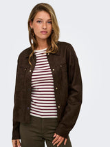 Jacqueline De Yong - Shirt - Coffee bean - Julle