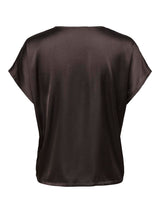 Jacqueline De Yong - Top - Chocolate Plum - V Neck