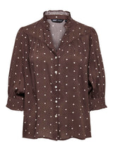 Raya Shirt Deep Mahogany
